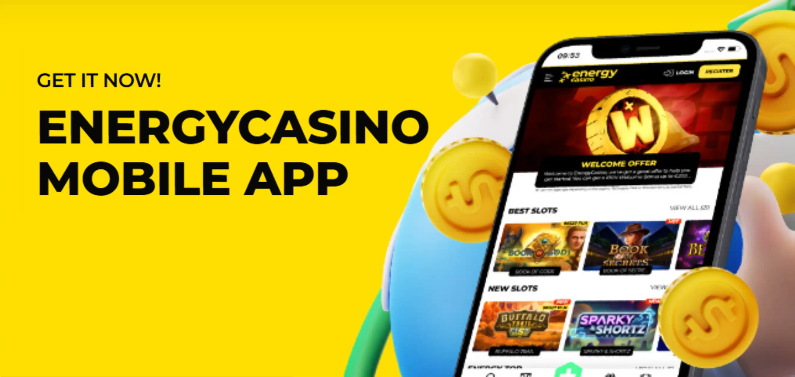 Energy Casino App Screenshot